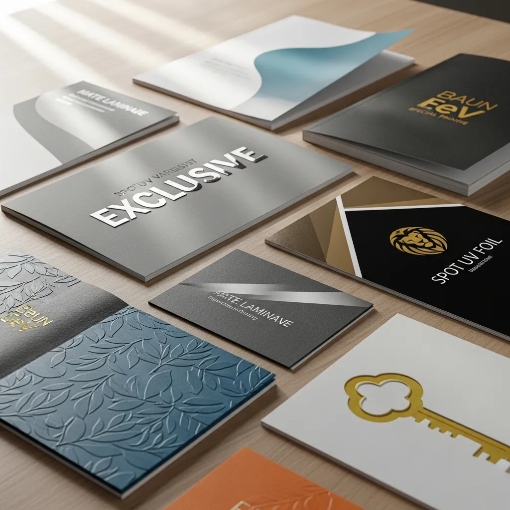 Esitteet ja flyerit erikoispainatuksilla